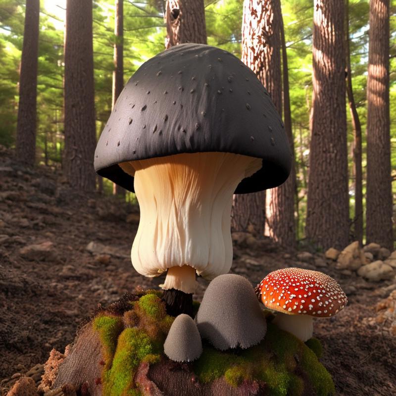 00053-3619714409-masterpiece, intricate photo, mushroom with dark grey cap, background enchanted mountainous desert, fantasy art, mystic, hyper r.jpg